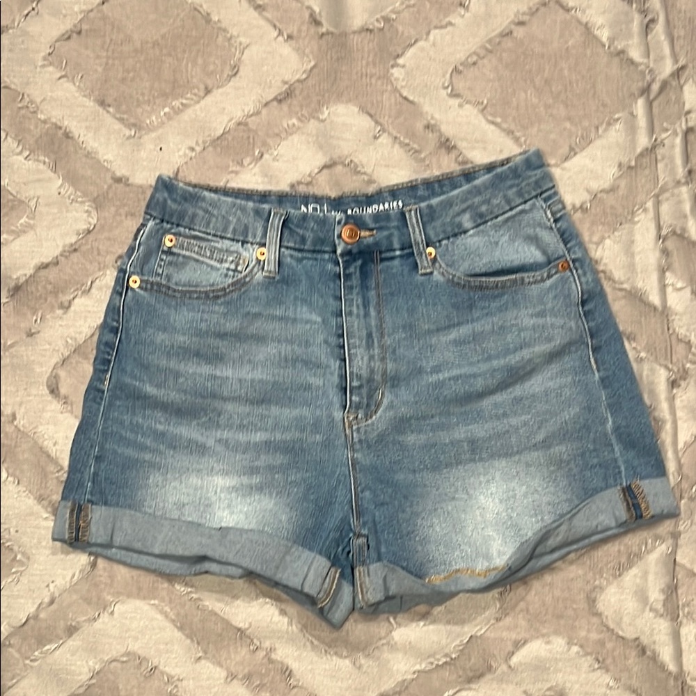 No Boundaries Blue Jean Shorts